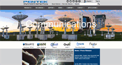 Desktop Screenshot of pentek.com