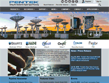 Tablet Screenshot of pentek.com